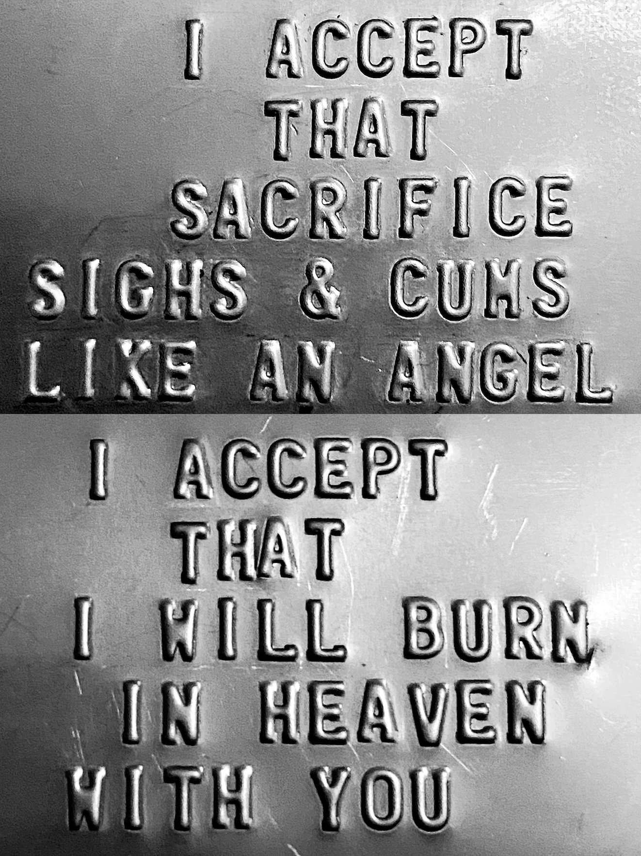 PRINT 018 - I ACCEPT (VERSE 2,4), 2024