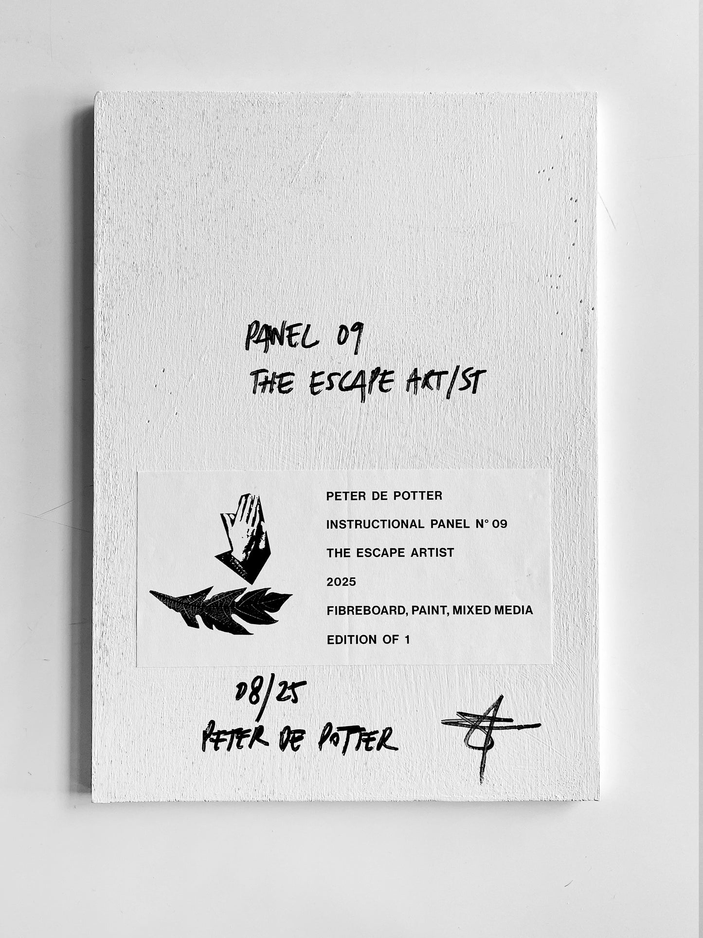 INSTRUCTIONAL PANEL 09 - THE ESCAPE ARTIST